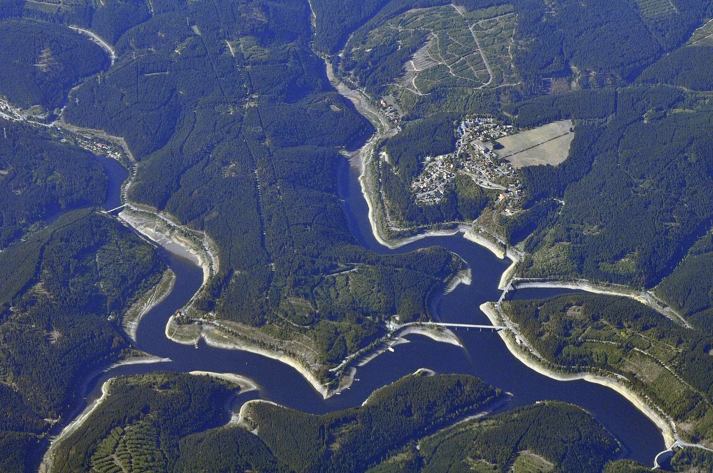 Okertalsperre - Eisbaden im Harz